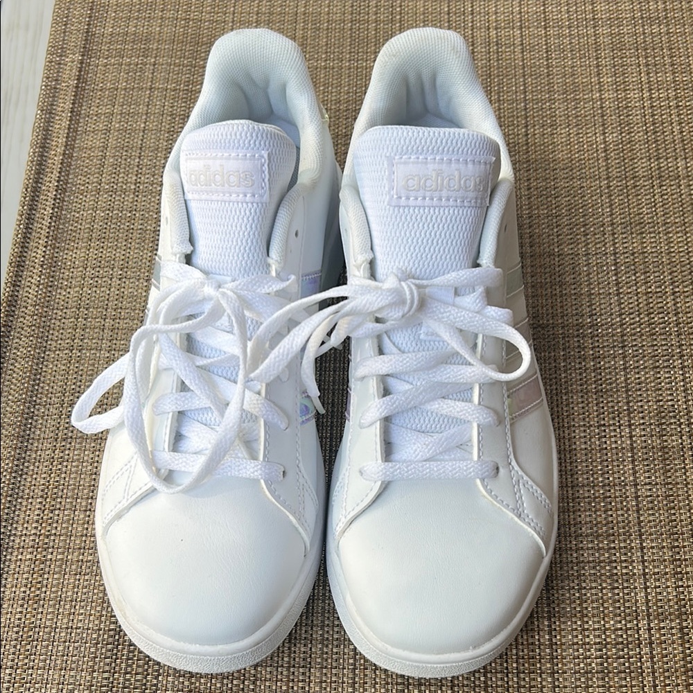 Adidas Kids White Sneakers